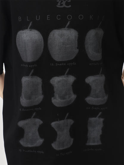 ヴィンテージ風プリントルーズTシャツ ZB017