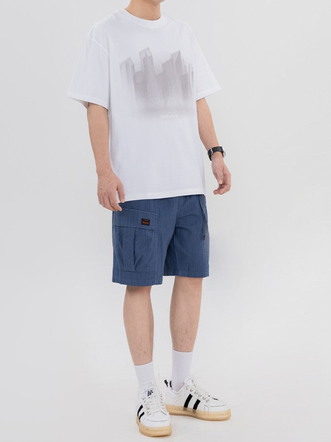 ルーズフィットプリントTシャツ ZB061