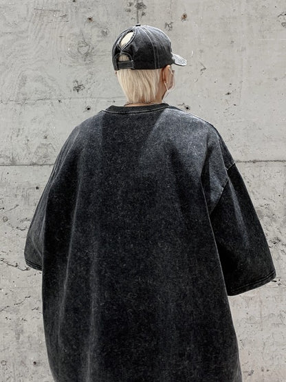 ヒップホップ風グラフィックTシャツ ZB067