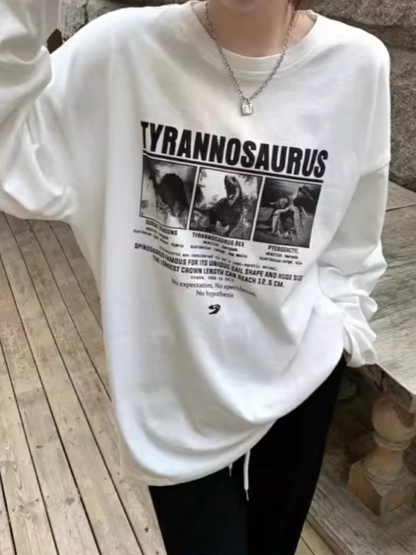 プリントデザイン ヴィンテージ ホワイトT ZB069