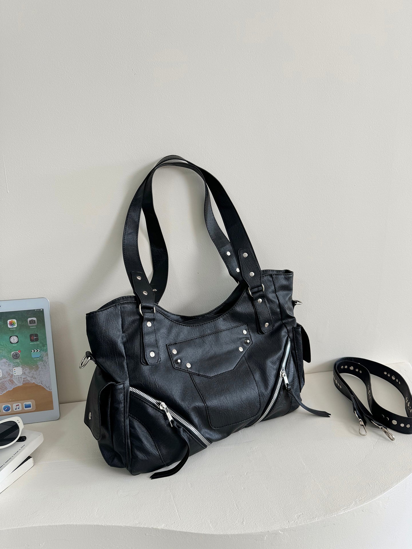 ブラックトートバッグ BB009