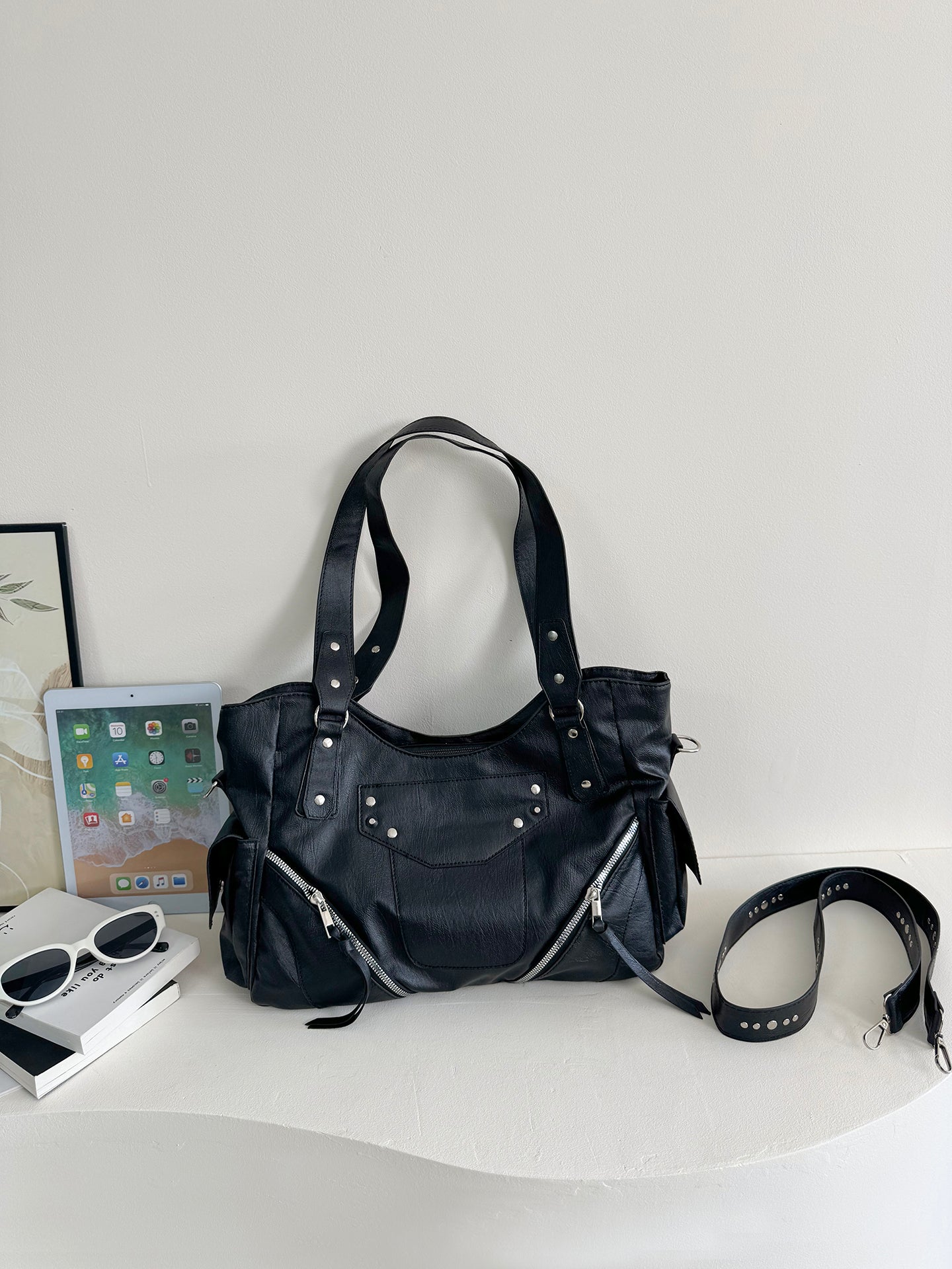 ブラックトートバッグ BB009