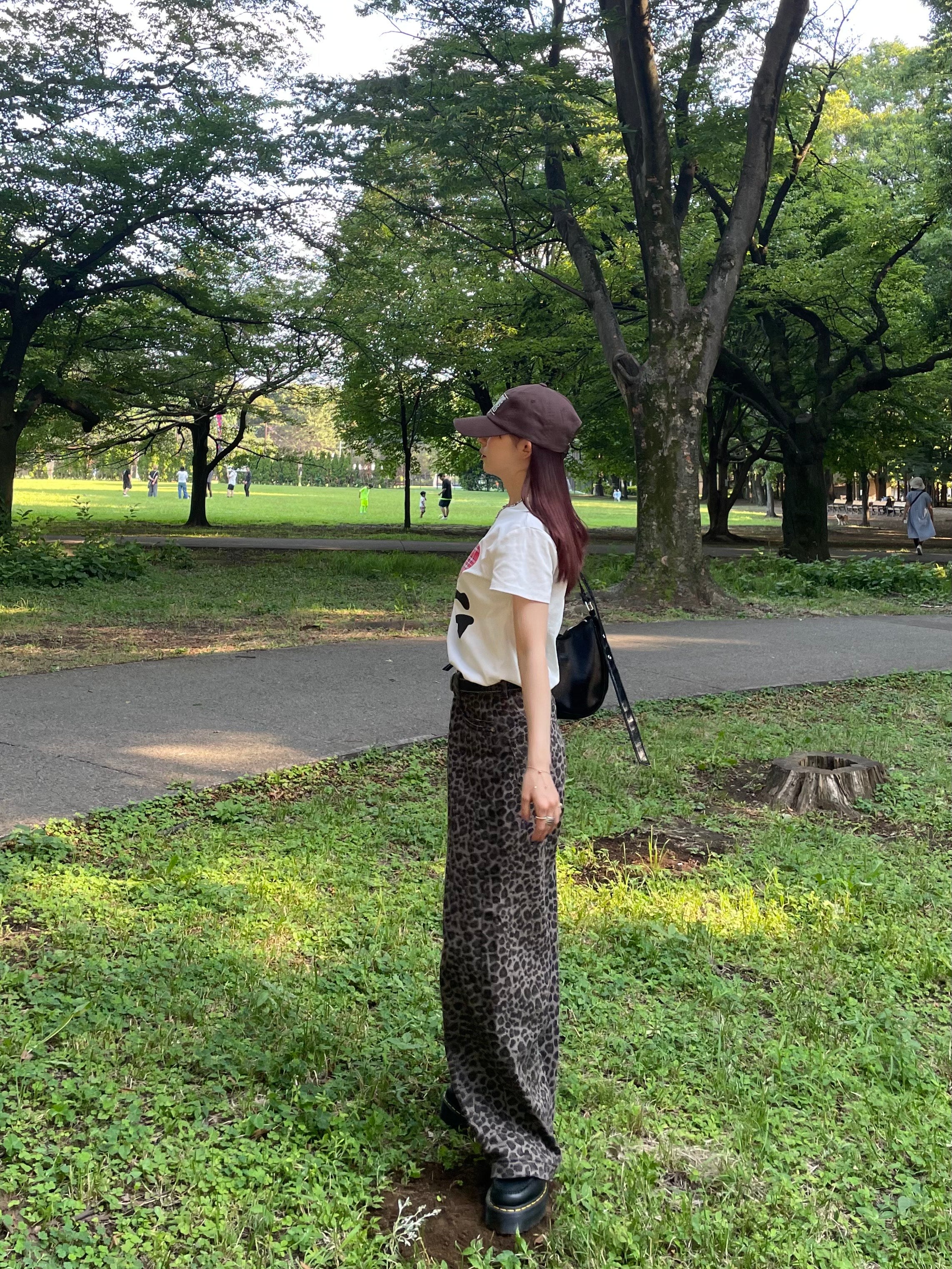 bibi_s0821」ヒョウ柄ハイウエストワイドデニムパンツ TK0095 – TAKUTAKU bibi_s0821」ヒョウ柄ハイウエストワイドデニムパンツ TK0095 – TAKUTAKU