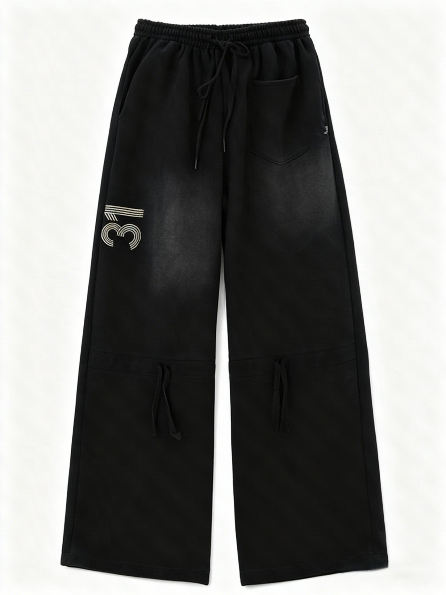 ブラックグラデーション カーブスウェットパンツ  TK0288