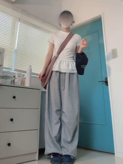 「teto___chan」 ストレートスポーツパンツ TK0114