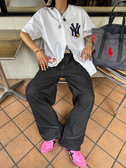 「y_t0_o_」 バルーンデニムパンツ TK0071