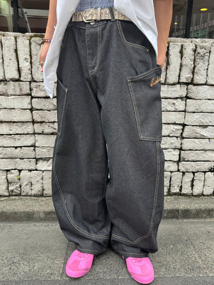「y_t0_o_」 バルーンデニムパンツ TK0071